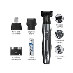 Wahl Travel Kit Deluxe Juoda, Nerūdijančiojo plieno 2