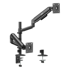 „Ergo Office“ laikiklis / pakaba dviem monitoriams, dujinė spyruoklė, 17–32 coliai, 1–10 kg, matinė juoda, ER-692 B 8