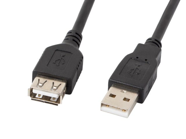 LANBERG EXTENDER USB 2.0 AM-AF 1.8M (JUODAS) CA-USBE-10CC-0018-BK