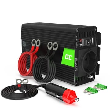 Green Cell INV16 maitinimo adapteris / inverteris Automatinis 500 W Juoda