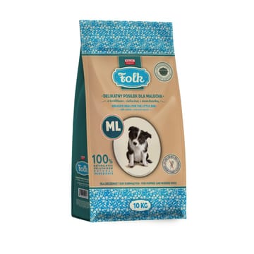 FOLK Junior Medium and large breeds Gentle meal for puppy with rabbit, veal and carrot - sausas maistas šunims - 10kg