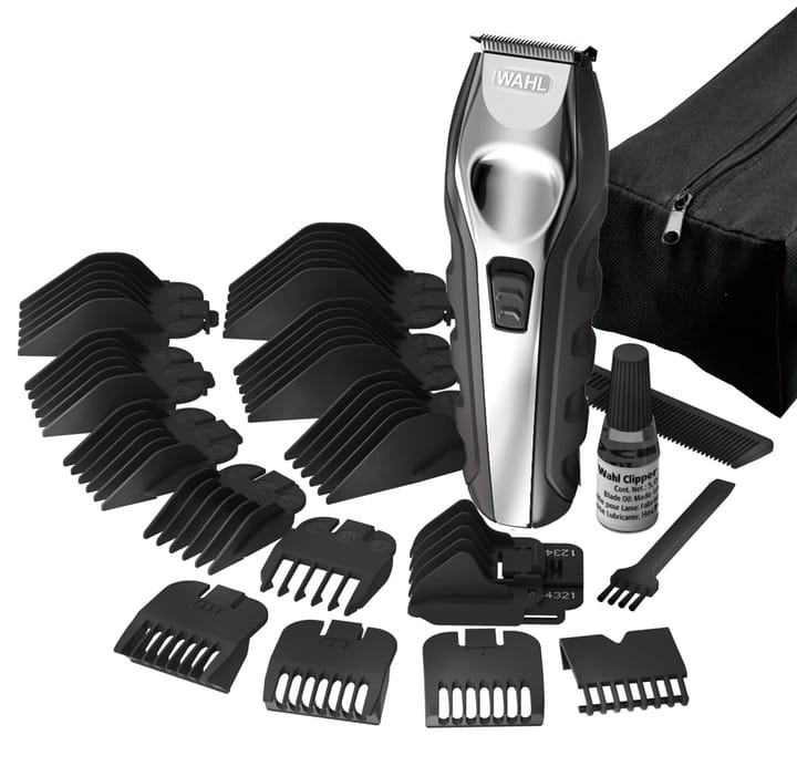 Wahl 09888-1316 barzdos kirpimo mašinėlė AC-Baterija 12 2,5 cm Juoda, Nerūdijančiojo plieno