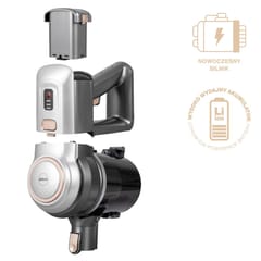 ELDOM BELAIDIS DULKIŲ SIURBLYS OB210 SILVER 3