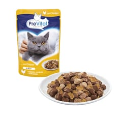 PREVITAL Chicken in jelly - šlapias kačių maistas - 100g 3