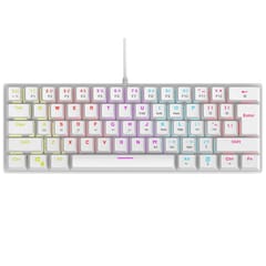 RAMPAGE mechaninė klaviatūra PLOWER K60 balta 3