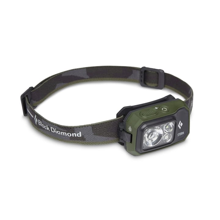 Black Diamond Storm 450 Alyva Ant galvos tvirtinamas žibintuvėlis
