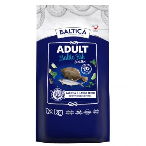 BALTICA Excellent Sensitive Baltic fish Large and X-large breeds - sausas maistas šunims - 12kg