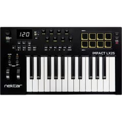 Nektar Impact LX 25 mkIII - MIDI klaviatūra 25 raktai USB, juoda