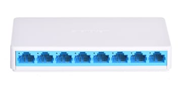 Mercusys MS108 tinklo komutatorius Valdomas Fast Ethernet (10/100) Balta