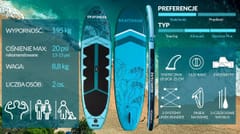 Deska SUP SKATINGER Octopus 335x86x15 cm Allround 3