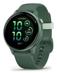 Garmin vívoactive 6 3,05 cm (1.2") AMOLED 42 mm Skaitmeninis 390 x 390 pikseliai Lietimui jautrus ekranas Žalia „Wi-Fi“ GPS (palydovinis) 1