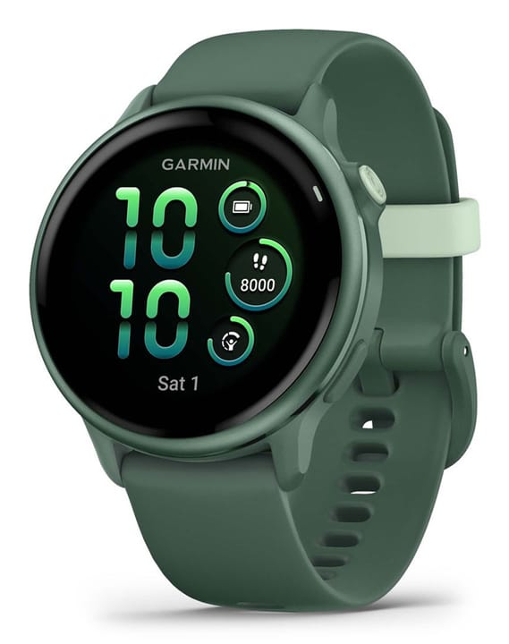 Garmin vívoactive 6 3,05 cm (1.2") AMOLED 42 mm Skaitmeninis 390 x 390 pikseliai Lietimui jautrus ekranas Žalia „Wi-Fi“ GPS (palydovinis)