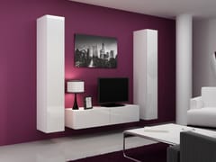 Cama VIGO 9 BI/BI svetainės sekcija Spinta daiktams ir garso / vaizdo technikai laikyti 2