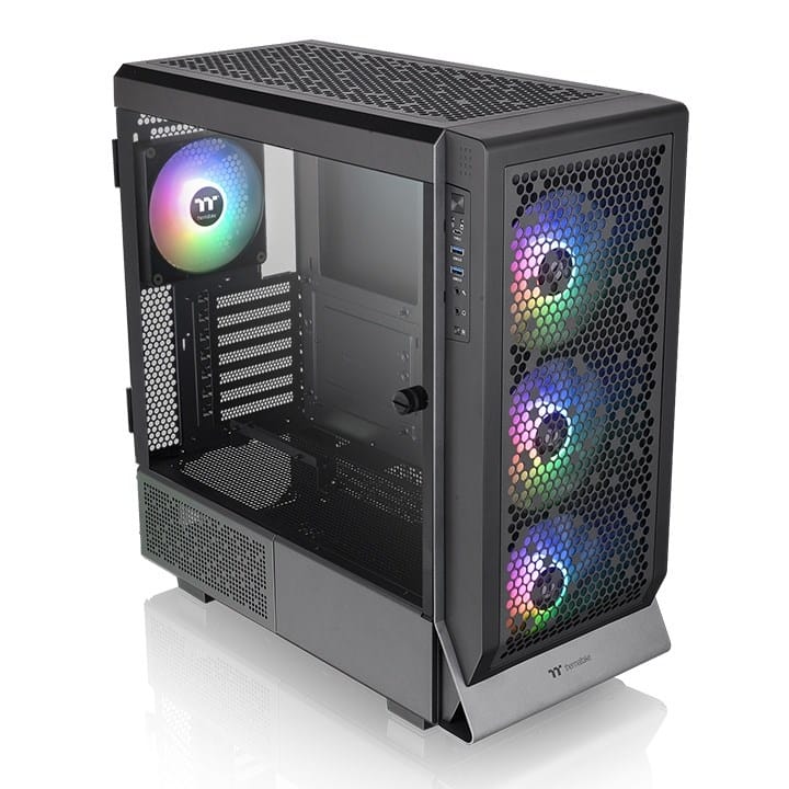 Thermaltake Ceres 500 TG ARGB „Midi Tower“ Juoda