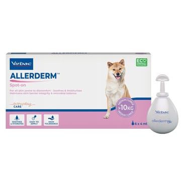 VIRBAC Allerderm Spot On - preparatas šunims - 6x4ml