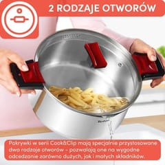 TEFAL Cook & Clip puodų rinkinys 10 dalių G723SA74 8