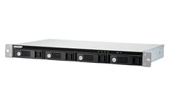 QNAP TR-004U saugojimo diskų korpusas HDD / SSD aptvaras Juoda, Pilka 2.5/3.5" 2
