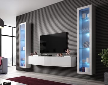 Cama VIGO SLANT 6 BI svetainės sekcija Spinta daiktams ir garso / vaizdo technikai laikyti