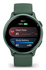 Garmin vívoactive 6 3,05 cm (1.2") AMOLED 42 mm Skaitmeninis 390 x 390 pikseliai Lietimui jautrus ekranas Žalia „Wi-Fi“ GPS (palydovinis) 3