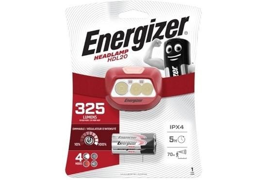 ŽIBINTUVĖLIS ENERGIZER PRIEKINIS ŽIBINTAS HDL20 3AAA 325 LM