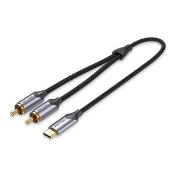 Vention USB-C į 2RCA vyriškas garso kabelis, 1m