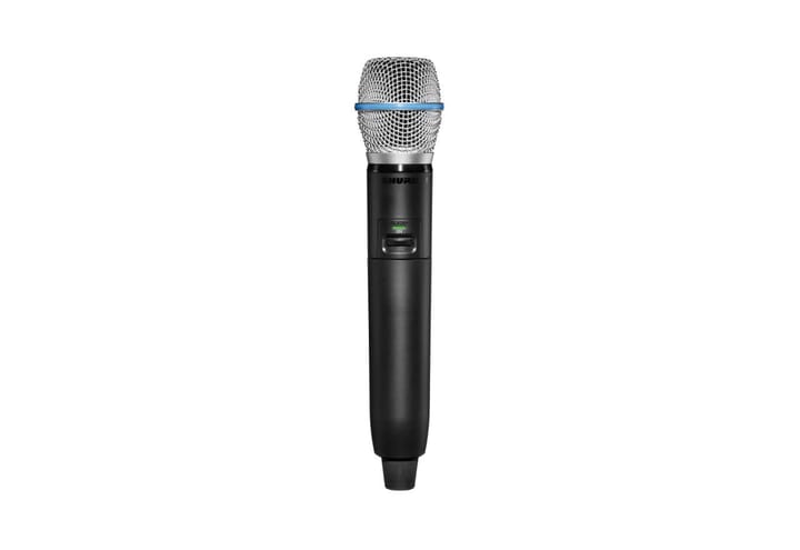 Shure GLXD2+/B87A-Z4 - DUAL BAND skaitmeninis rankinis belaidis siųstuvas su Beta87A pagrindiniu įrenginiu