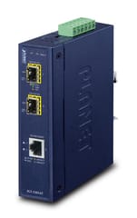 PLANET IGT-1205AT tinklo medijos keitiklis 1000 Mbit/ai Mėlyna