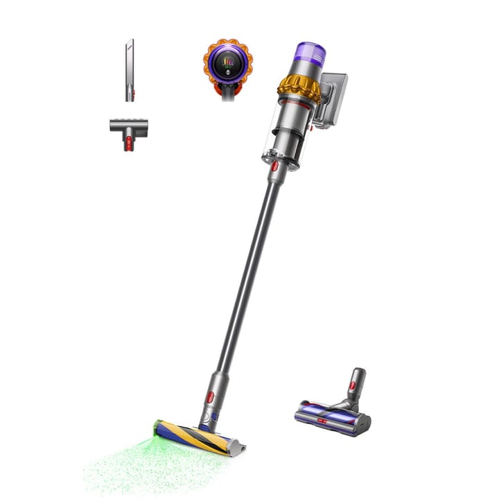 Dyson V15 Detect Absolute Dulkių siurblys-šluota „du viename“ Baterija Sausa HEPA Bemaišis 0,77 L Nerūdijančiojo plieno