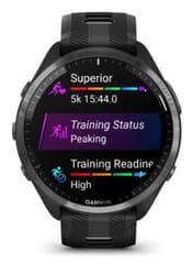 Garmin Forerunner 965 3,56 cm (1.4") AMOLED 47 mm Skaitmeninis 454 x 454 pikseliai Lietimui jautrus ekranas Juoda „Wi-Fi“ GPS (palydovinis) 2