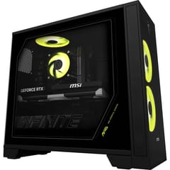 MSI MAG Infinite S AI 2NVL5-016EU Intel Core Ultra 5 225F 16 GB DDR5-SDRAM 512 GB SSD NVIDIA GeForce RTX 5060 Windows 11 Home Desktopas PC Juoda 8