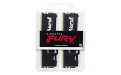 Kingston Technology FURY Beast RGB atminties modulis 16 GB 2 x 8 GB DDR5 6000 MT/s 288-pin DIMM ECC 5