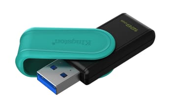 Kingston Technology DataTraveler Exodia S USB atmintukas 128 GB USB A tipo 3.2 Gen 1 (3.1 Gen 1) Juoda, Turkis