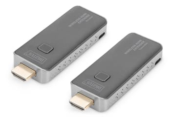 Digitus DS-55318 vaizdo ir garso signalų ilgintuvas AV siųstuvas ir imtuvas Juoda