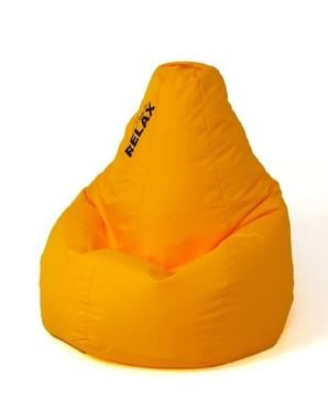 Sako krepšys pouffe Pear yellow L 105 x 80 cm