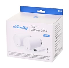 Shelly BLU TRV Termostatinės galvutės baltos 8