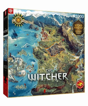 Puzzle Good Loot Gaming - The Witcher (Raganius): Šiaurės karalysčių žemėlapis 1000 vnt