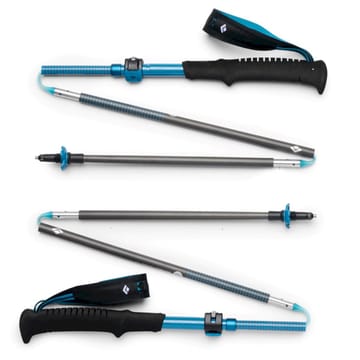 BLACK DIAMOND Distance Carbon FLZ žygio lazda Unisekso stiliaus Sulankstomas 110-125 cm