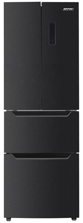 Prancūziškų durų šaldytuvas-šaldiklis MPM-351-SBF-07 night inox