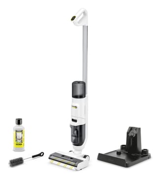 Kärcher FCV 2 Natural N „3-in-1“ rankinis dulkių siurblys Baterija Sausas ir drėgnas Bemaišis 160 W Balta