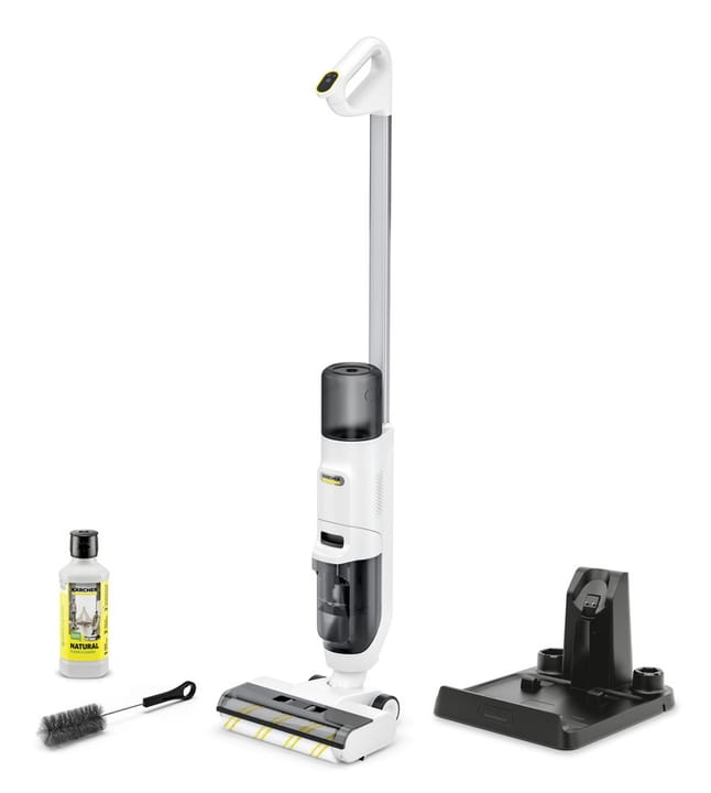 Kärcher FCV 2 Natural N „3-in-1“ rankinis dulkių siurblys Baterija Sausas ir drėgnas Bemaišis 160 W Balta
