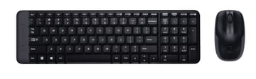 Logitech G MK220 klaviatūra Radijo dažnio belaidė QWERTY JAV tarptautinė versija Juoda