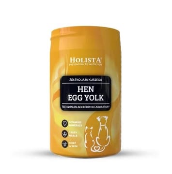 HOLISTA Hen egg yolk - papildai šunims ir katėms - 120g