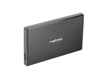 Natec RHINO GO USB 3.0 korpusas 2,5'' SATA HDD/SSD, juodas aliuminis