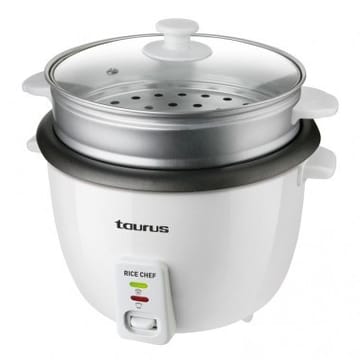 Taurus RICE CHEF ryžių virimo aparatas 1,8 L 700 W Pilka, Balta