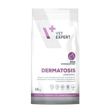 VETEXPERT Veterinary Diet Dermatosis Dog Lamb & Krill - sausas šunų maistas - 12 kg