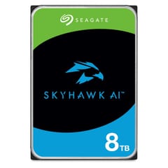 Seagate SkyHawk AI vidinis kietasis diskas 8 TB 7200 RPM 256 MB 3.5" Serial ATA III (ST8000VE001)