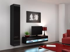 Cama VIGO NEW13CZ/CZ svetainės sekcija Spinta daiktams ir garso / vaizdo technikai laikyti 1