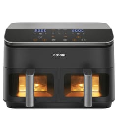 COSORI Dual Basket Chef Edition Karšto oro gruzdintuvė Juoda 1
