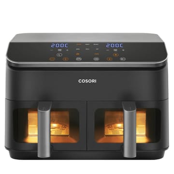 COSORI Dual Basket Chef Edition Karšto oro gruzdintuvė Juoda