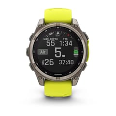 Garmin fenix 8 3,3 cm (1.3") 47 mm Skaitmeninis 260 x 260 pikseliai Lietimui jautrus ekranas Titanas „Wi-Fi“ GPS (palydovinis) 8